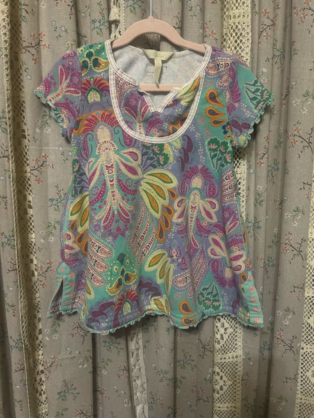Matilda Jane Treasure Trove Cover Up Size 4 Paisley Boho EUC